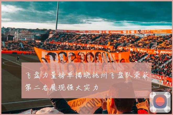 飞盘力量榜单揭晓杭州飞盘队荣获第二名展现强大实力