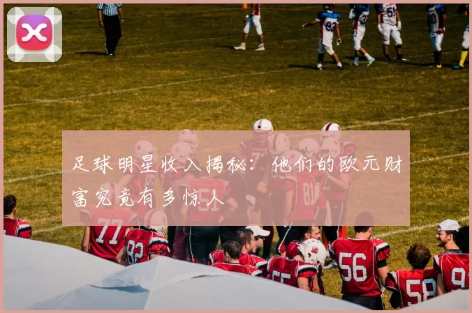 足球明星收入揭秘：他们的欧元财富究竟有多惊人